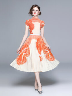 ชุดเดรสยาวสวยๆ ชุดเดรสยาวใส่สบาย ใส่ทำงาน มีขนาดS M L XL 2XL