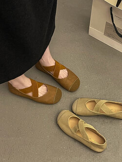 รองเท้าคัทชูผู้หญิงส้นเตี้ย ใส่สบาย มีขนาด35-40