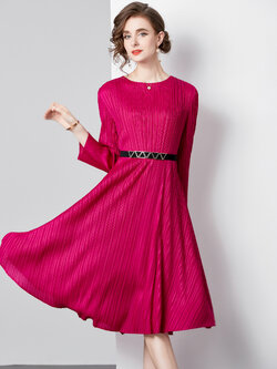 ชุดเดรสยาวสวยๆ ชุดเดรสยาวใส่สบาย ใส่ทำงาน มีขนาดS M L XL 2XL