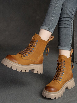 รองเท้าเท้าหนังวินเทจ 35 36 37 38 39 40