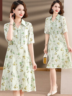 เสื้อผ้าผู้สูงอายุหญิง แฟชั่น เสื้อผ้าผู้หญิงวัย 60 มีขนาด XL-4XL