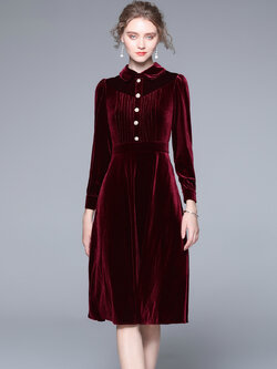 ชุดเดรสยาวสวยๆ ชุดเดรสยาวใส่สบาย ใส่ทำงาน มีขนาดS M L XL 2XL