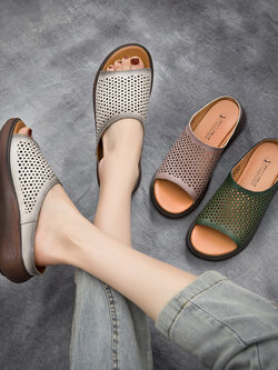 รองเท้าเท้าหนังวินเทจ 35 36 37 38 39 40