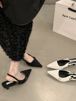 รองเท้าคัทชูผู้หญิงส้นเตี้ย ใส่สบาย มีขนาด35-43