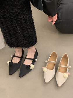 รองเท้าคัทชูผู้หญิงส้นเตี้ย ใส่สบาย มีขนาด35-43