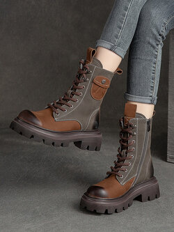 รองเท้าเท้าหนังวินเทจ 35 36 37 38 39 40