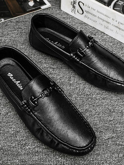 รองเท้าหนังผู้ชาย มีไซส์39-44 รองเท้าโลฟเฟอร์ชาย Slip-On Shoes มีขนาด39-44