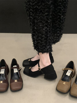 รองเท้าคัทชูผู้หญิงส้นเตี้ย ใส่สบาย มีขนาด35-43