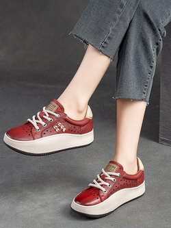 รองเท้าเท้าหนังวินเทจ 35 36 37 38 39 40