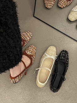 รองเท้าคัทชูผู้หญิงส้นเตี้ย ใส่สบาย มีขนาด35-40