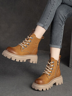 รองเท้าเท้าหนังวินเทจ 35 36 37 38 39 40