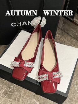 รองเท้าคัทชูผู้หญิงส้นเตี้ย ใส่สบาย มีขนาด35-43