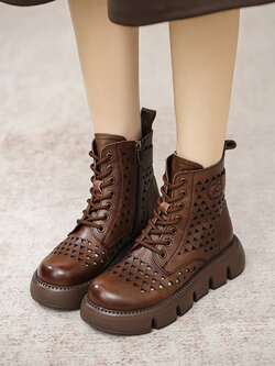 รองเท้าเท้าหนังวินเทจ 35 36 37 38 39 40