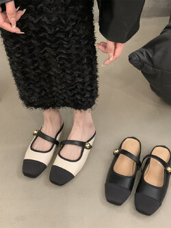 รองเท้าคัทชูผู้หญิงส้นเตี้ย ใส่สบาย มีขนาด35-43