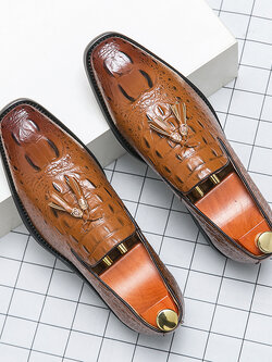 รองเท้าหนังผู้ชาย มีไซส์39-44 รองเท้าโลฟเฟอร์ชาย Slip-On Shoes มีขนาด39-44