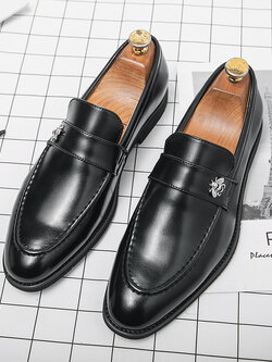 รองเท้าหนังผู้ชาย มีไซส์39-44 รองเท้าโลฟเฟอร์ชาย Slip-On Shoes มีขนาด39-44