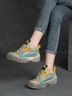 รองเท้าเท้าหนังวินเทจ 35 36 37 38 39 40