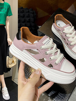 รองเท้าผ้าใบผู้หญิง ใส่สบาย รองเท้าผ้าใบใส่เที่ยวผู้หญิง มีSIZE 35 36 37 38 39 40