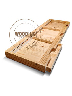 ถาดลิ้นชักไม้สนแบบยึดประกอบใต้โต๊ะ