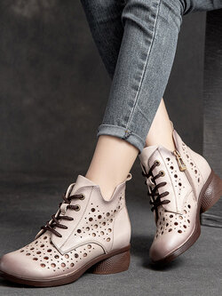 รองเท้าเท้าหนังวินเทจ 35 36 37 38 39 40