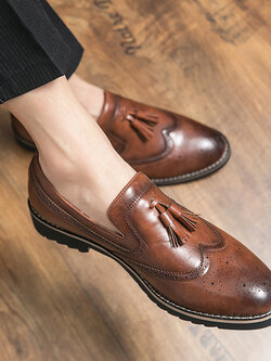 รองเท้าหนังผู้ชาย มีไซส์39-44 รองเท้าโลฟเฟอร์ชาย Slip-On Shoes มีขนาด39-44