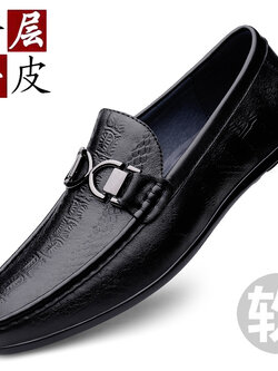 รองเท้าหนังผู้ชาย มีไซส์39-44 รองเท้าโลฟเฟอร์ชาย Slip-On Shoes มีขนาด39-44