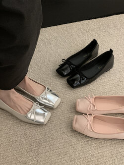 รองเท้าคัทชูผู้หญิงส้นเตี้ย ใส่สบาย มีขนาด35-43