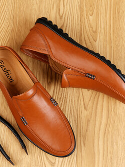 รองเท้าหนังผู้ชาย มีไซส์39-44 รองเท้าโลฟเฟอร์ชาย Slip-On Shoes มีขนาด39-44