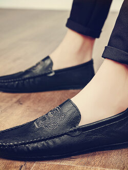 รองเท้าหนังผู้ชาย มีไซส์39-44 รองเท้าโลฟเฟอร์ชาย Slip-On Shoes มีขนาด39-44