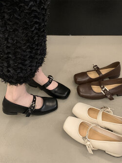 รองเท้าคัทชูผู้หญิงส้นเตี้ย ใส่สบาย มีขนาด35-43