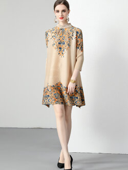 ชุดเดรสยาวสวยๆ ชุดเดรสยาวใส่สบาย ใส่ทำงาน มีขนาดS M L XL 2XL