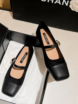 รองเท้าคัทชูผู้หญิงส้นเตี้ย ใส่สบาย มีขนาด35-43