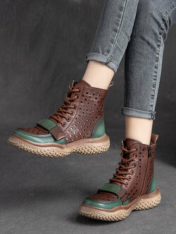 รองเท้าเท้าหนังวินเทจ 35 36 37 38 39 40