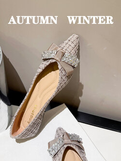 รองเท้าคัทชูผู้หญิงส้นเตี้ย ใส่สบาย มีขนาด35-43