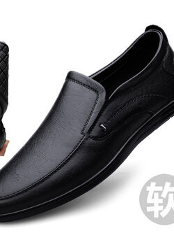 รองเท้าหนังผู้ชาย มีไซส์39-44 รองเท้าโลฟเฟอร์ชาย Slip-On Shoes มีขนาด39-44