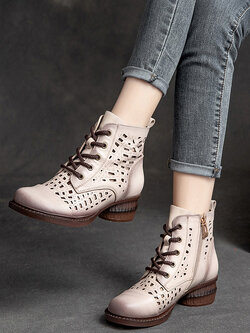 รองเท้าเท้าหนังวินเทจ 35 36 37 38 39 40