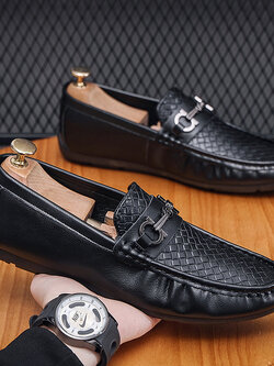 รองเท้าหนังผู้ชาย มีไซส์39-44 รองเท้าโลฟเฟอร์ชาย Slip-On Shoes มีขนาด39-44