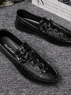 รองเท้าหนังผู้ชาย มีไซส์39-44 รองเท้าโลฟเฟอร์ชาย Slip-On Shoes มีขนาด39-44