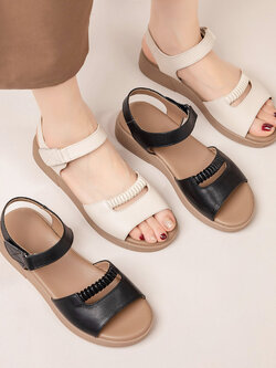 รองเท้าเท้าหนังวินเทจ 35 36 37 38 39 40