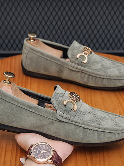 รองเท้าหนังผู้ชาย มีไซส์39-44 รองเท้าโลฟเฟอร์ชาย Slip-On Shoes มีขนาด39-44