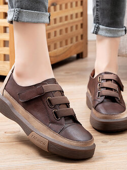 รองเท้าเท้าหนังวินเทจ 35 36 37 38 39 40