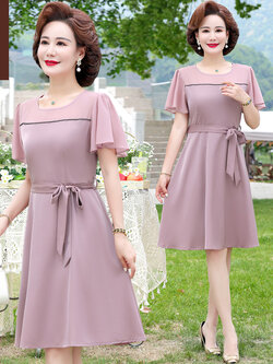 เสื้อผ้าผู้สูงอายุหญิง แฟชั่น เสื้อผ้าผู้หญิงวัย 60 มีขนาด XL-4XL