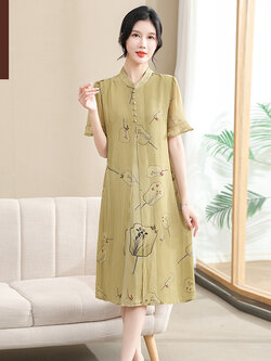 เสื้อผ้าผู้สูงอายุหญิง แฟชั่น เสื้อผ้าผู้หญิงวัย 60 มีขนาด XL-4XL