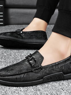 รองเท้าหนังผู้ชาย มีไซส์39-44 รองเท้าโลฟเฟอร์ชาย Slip-On Shoes มีขนาด39-44