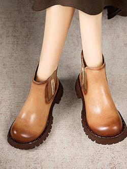 รองเท้าเท้าหนังวินเทจ 35 36 37 38 39 40