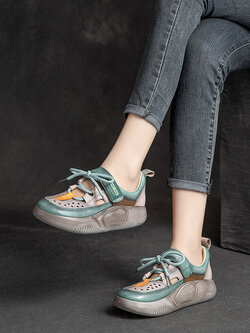 รองเท้าเท้าหนังวินเทจ 35 36 37 38 39 40