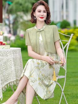 เสื้อผ้าผู้สูงอายุหญิง แฟชั่น เสื้อผ้าผู้หญิงวัย 60 มีขนาด XL-4XL