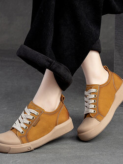 รองเท้าเท้าหนังวินเทจ 35 36 37 38 39 40