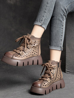 รองเท้าเท้าหนังวินเทจ 35 36 37 38 39 40