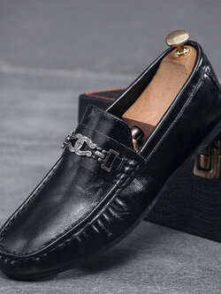 รองเท้าหนังผู้ชาย มีไซส์39-44 รองเท้าโลฟเฟอร์ชาย Slip-On Shoes มีขนาด39-44